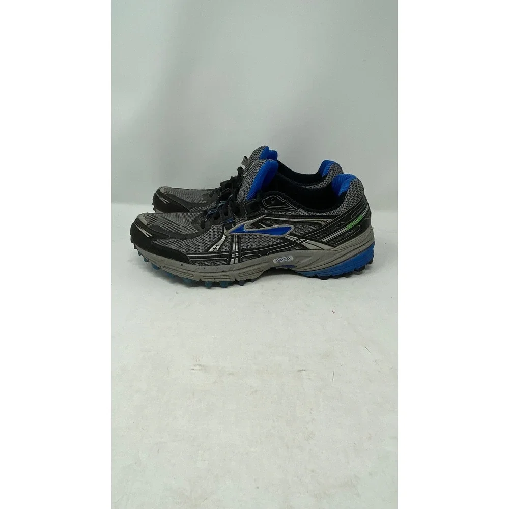 Brooks Adrenaline ASR Mens 10.5 Trail Running Shoes Gray Blue 1101011D460
